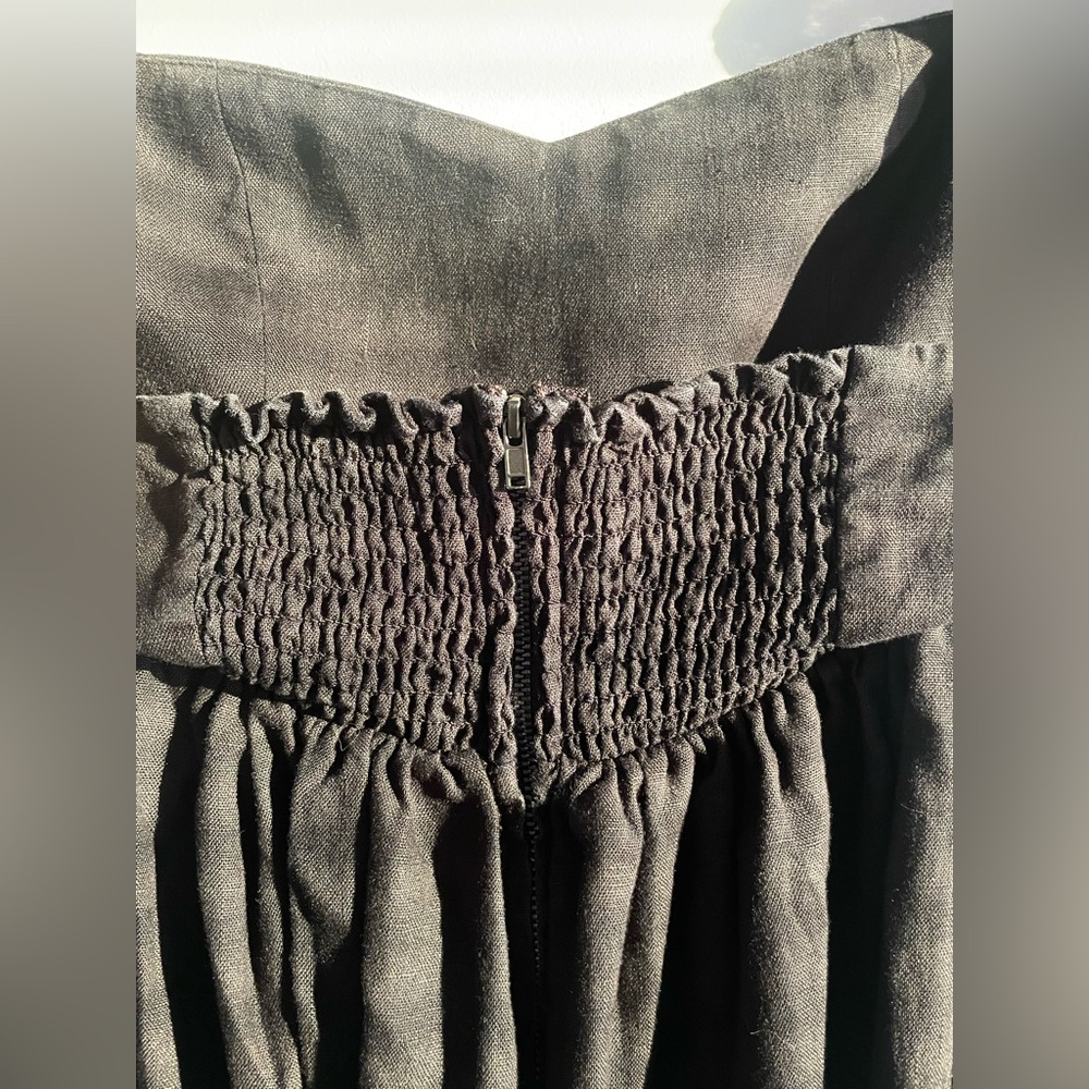 Reformation Black Linen Vecchio Maxi Dress - Picture 11 of 13
